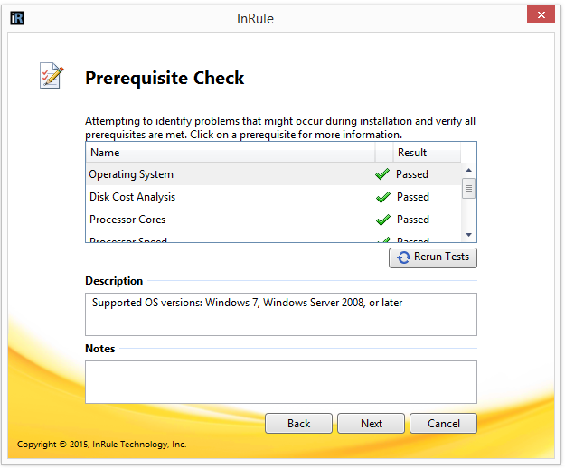 Prerequisite Check