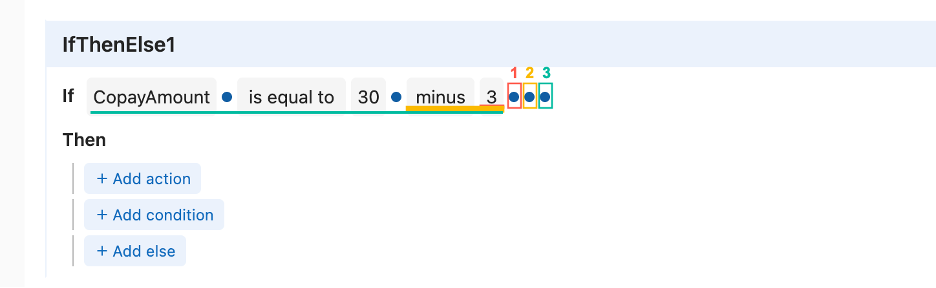 screenshot showing the meaning of the multiple extenders