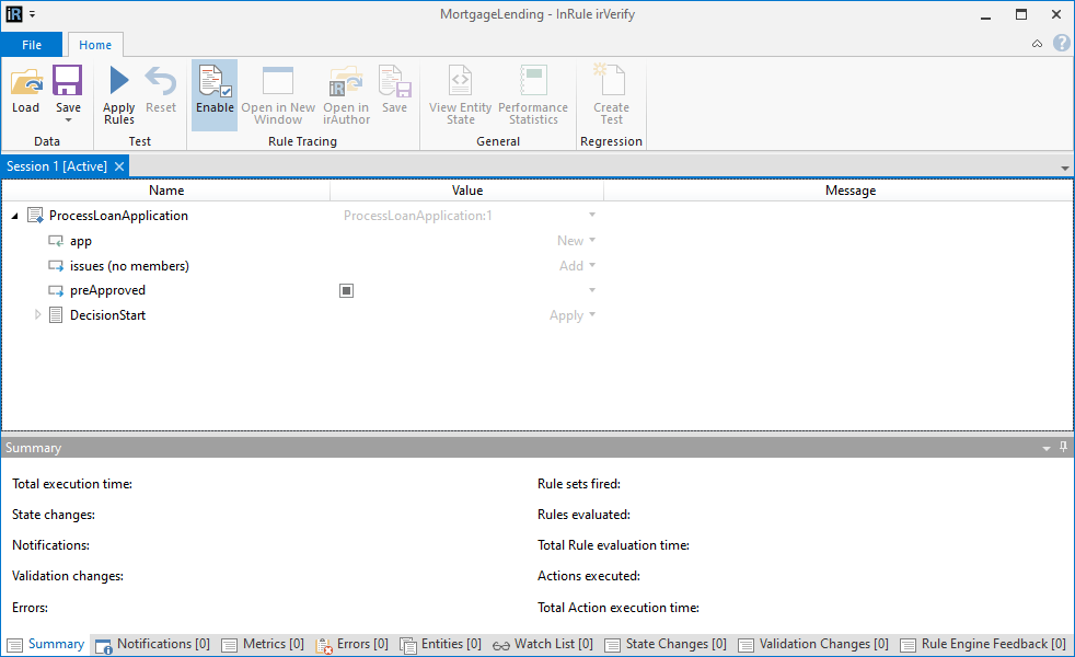Test Decision irVerify